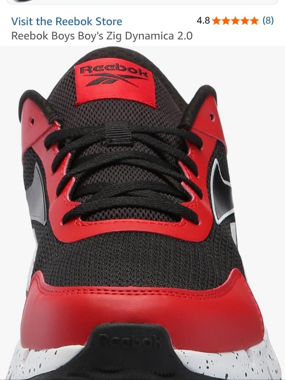 Reebok Boys Boy's Zig Dynamica 2.0 Sz 4 - Picture 4 of 4